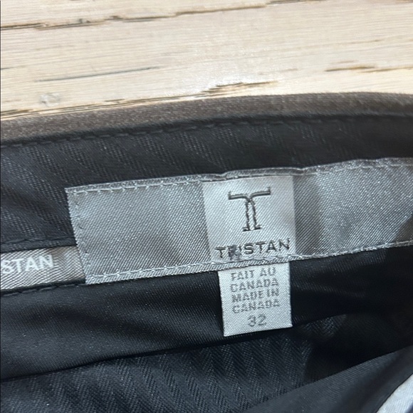 TRISTAN BROWN SUIT PANTS SIZE 32 - Picture 2 of 4
